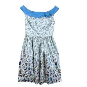 Disney Parks The Dress Shop Women's M Medium Ink And Paint Dress